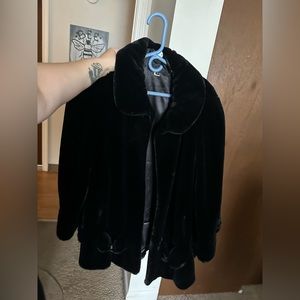 Faux fur coat